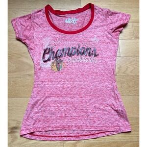 Touch By Alyssa Milano Womens NHL Chicago Blackhawks Shirt S Red